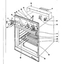 Kenmore 10144310 oven assembly section diagram