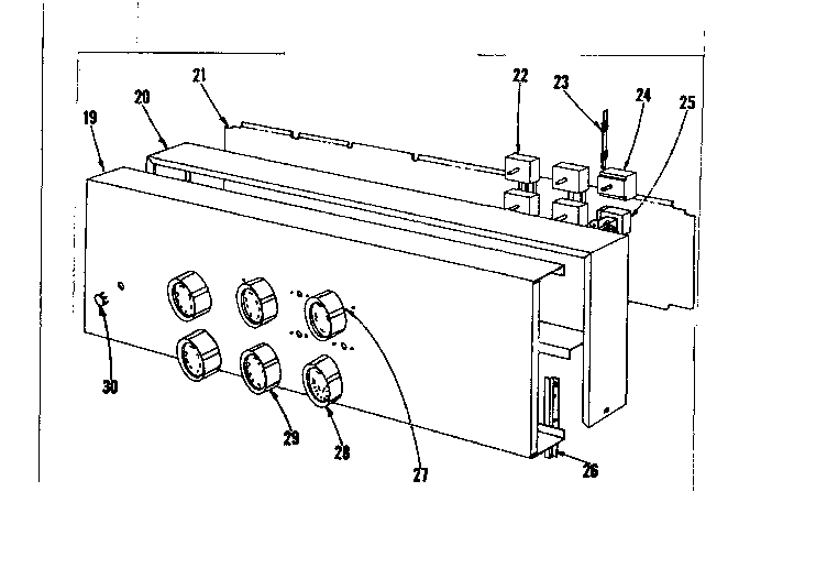 Kenmore 101930610 backguard section diagram