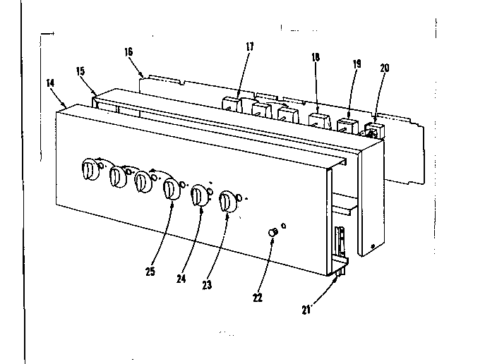 Kenmore 101930620 backguard section diagram