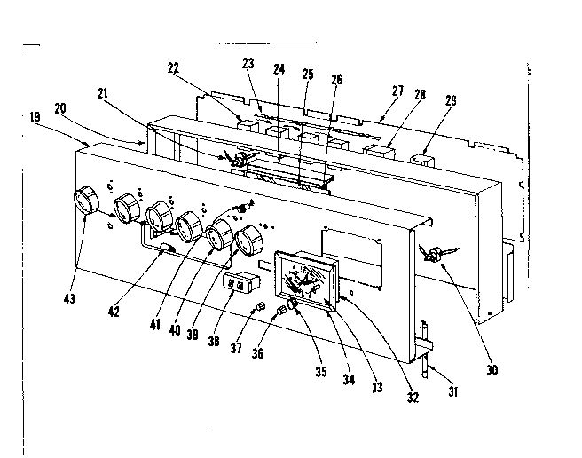 Kenmore 101933610 backguard section diagram