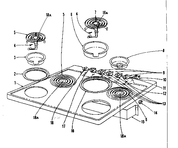 Kenmore 101933635 backguard section diagram