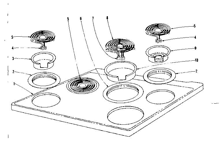 Kenmore 101936630 backguard section diagram