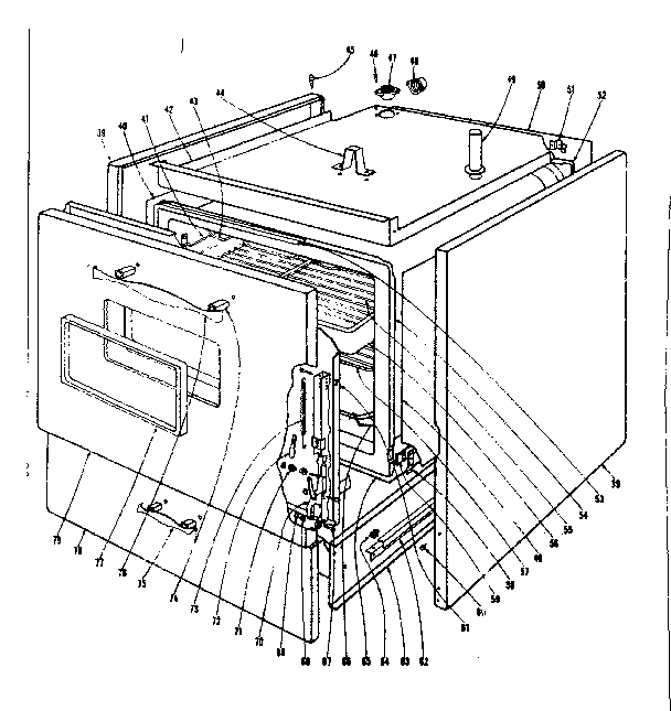 Kenmore 101936630 body section diagram