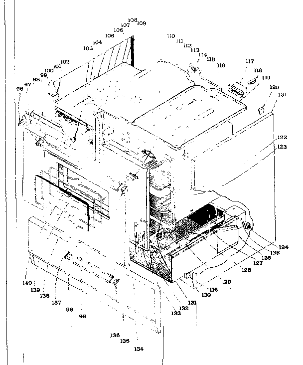Kenmore 101937581 cabinet diagram