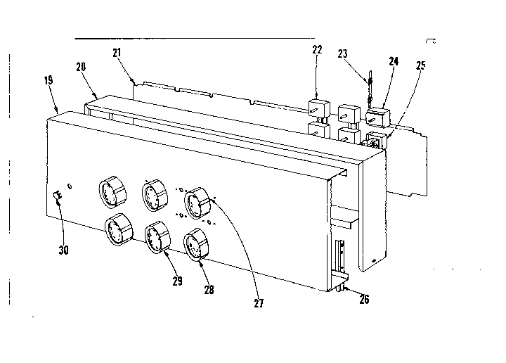 Kenmore 101961610 backguard section diagram