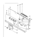 Kenmore 101963582 backguard section diagram
