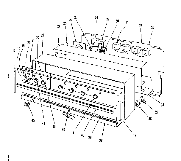 Kenmore 101964600 backguard section diagram