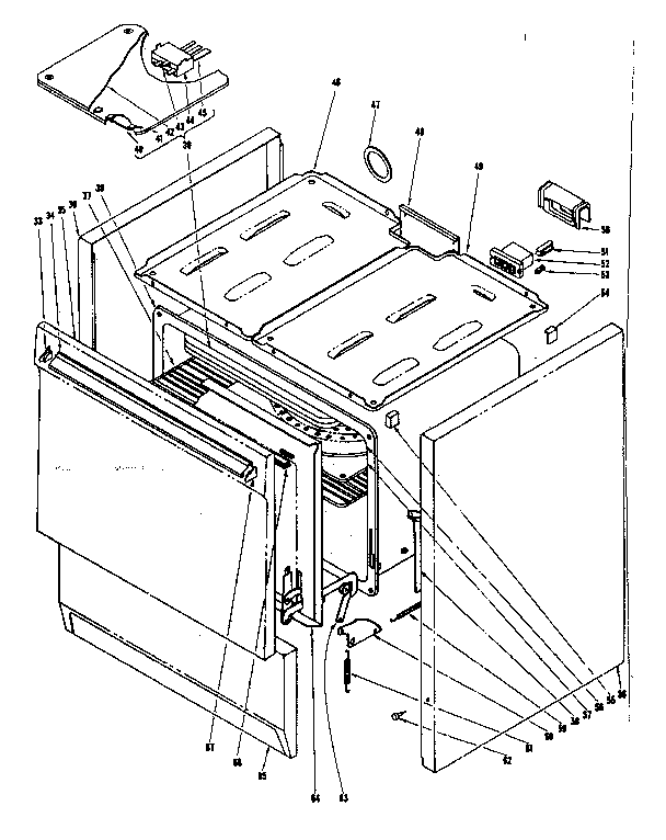 Kenmore 101969586 body section diagram