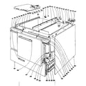 Kenmore 101977590 cabinet diagram