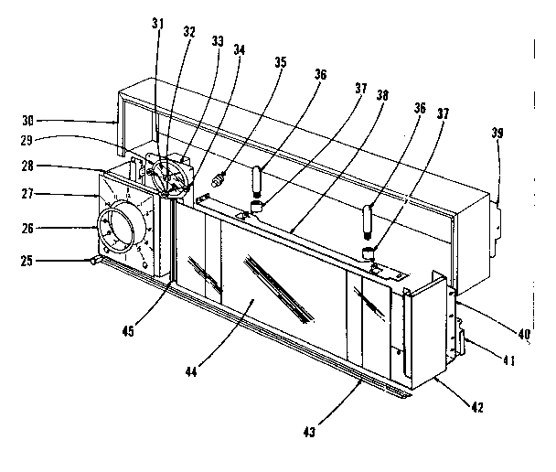 Kenmore 1019326400 backguard section diagram