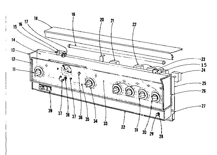 Kenmore 1019366601 backguard section diagram