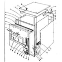 Kenmore 10144420 body assembly section diagram