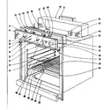 Kenmore 10144420 oven assembly section diagram