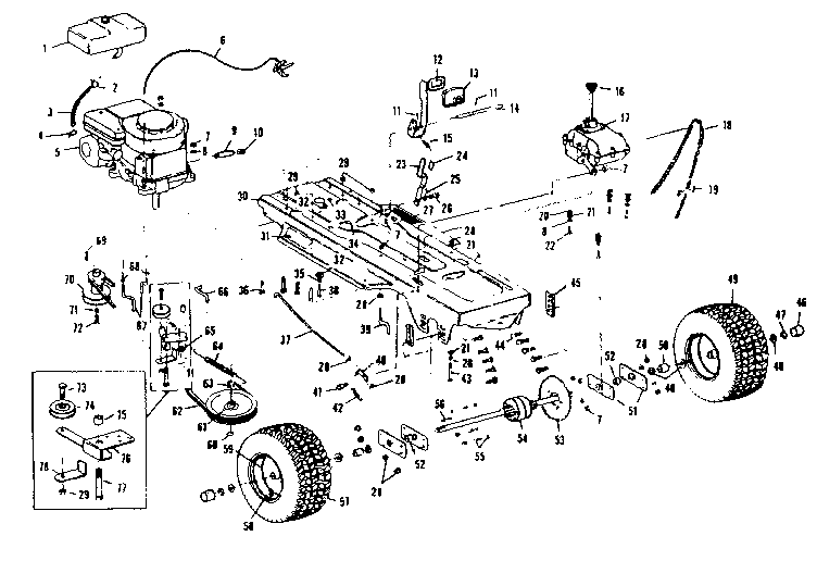 Craftsman 536255112 drive assembly diagram