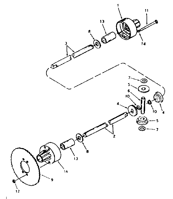 Craftsman 536255112 differential diagram