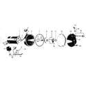 Craftsman 39025110 motor and pump assembly diagram
