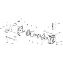 Craftsman 390251500 motor and pump assembly diagram
