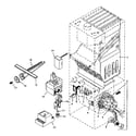 Kenmore 867767040 gas burners and manifold diagram