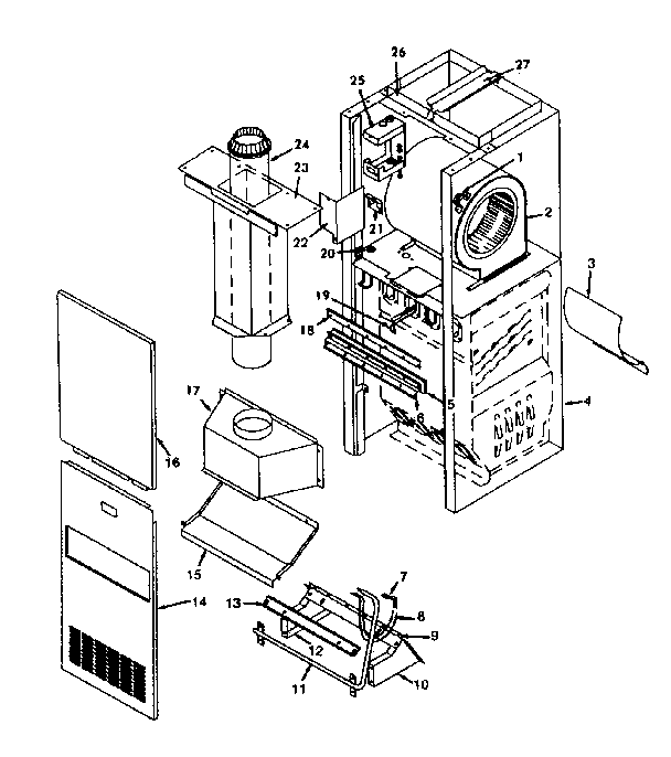 Sears 867766140 non-functional replacement parts diagram