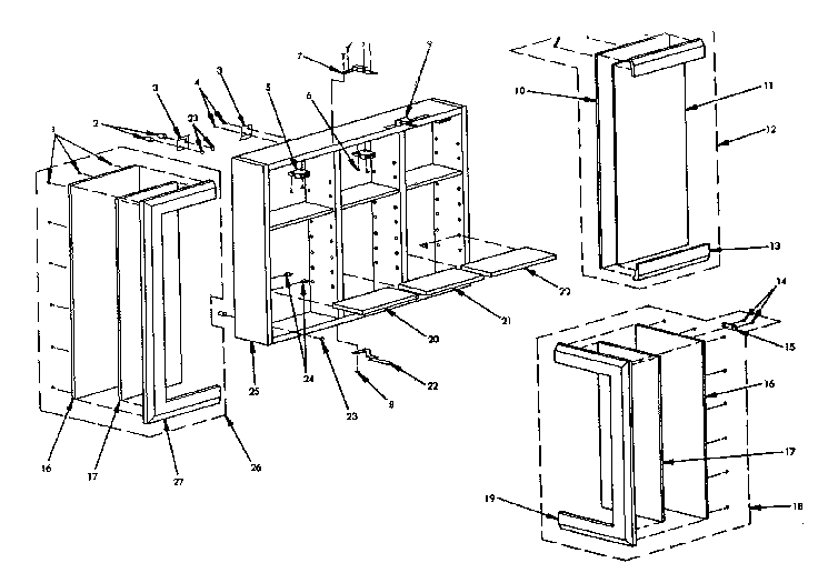 Sears 411490481 unit parts diagram
