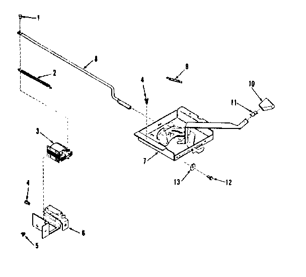 Kenmore 9114658791 power lock section diagram