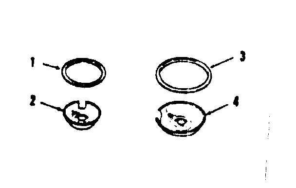 Kenmore 9114658791 optional porcelain pan and chrome ring kit no. 8068400 diagram