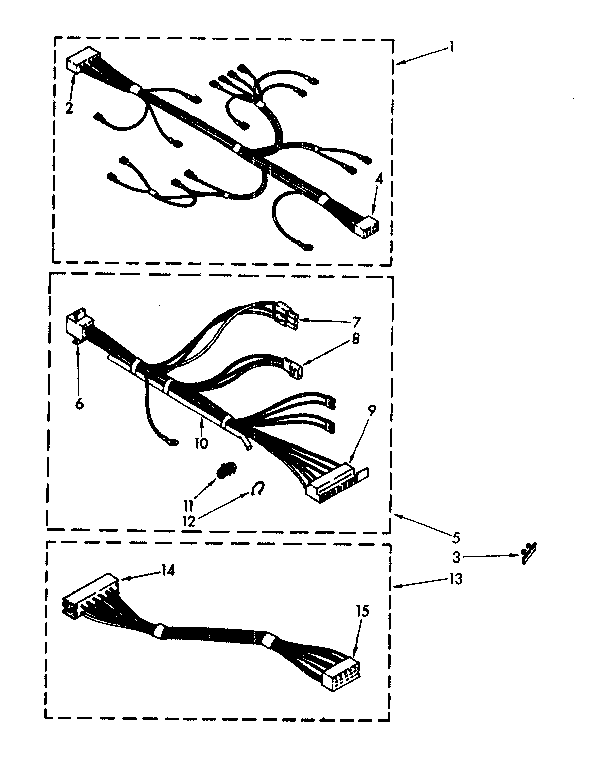 Kenmore 11082405800 wiring harness diagram