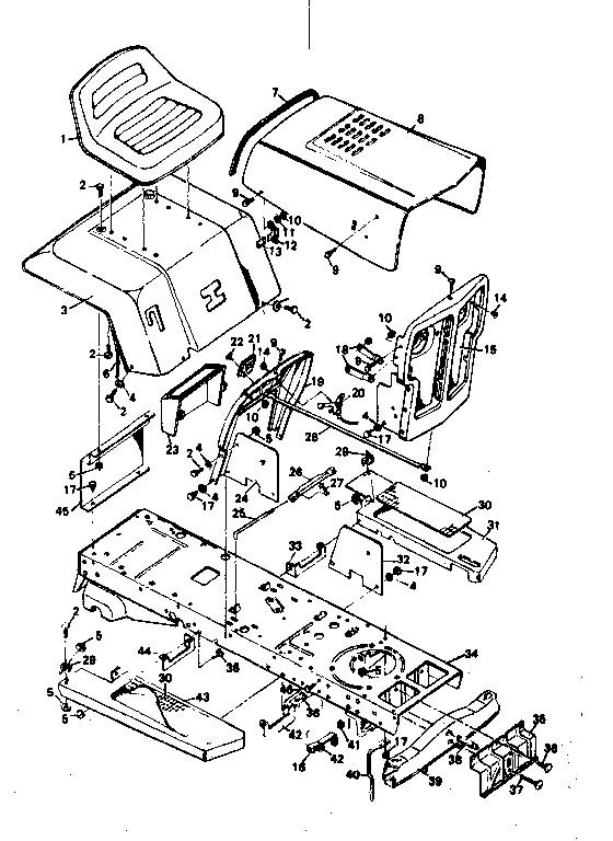 Craftsman 502255161 top half diagram