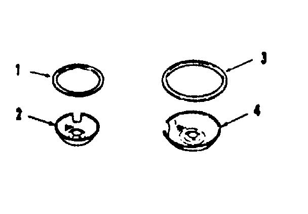 Kenmore 9114628791 optional porcelain pan and chrome ring kit no. 8068400 diagram