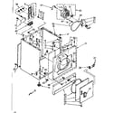 Kenmore 11086405100 cabinet parts diagram