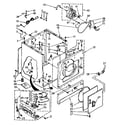 Kenmore 11087405800 cabinet parts diagram