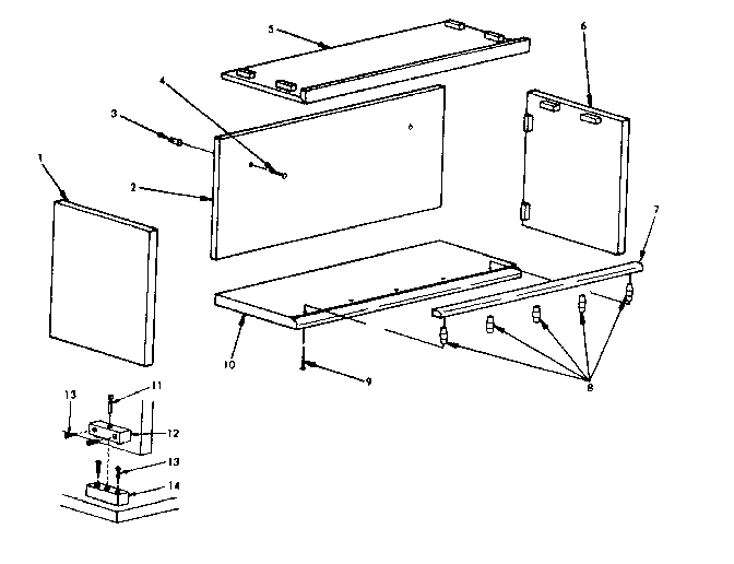 Sears 411419570 unit parts diagram