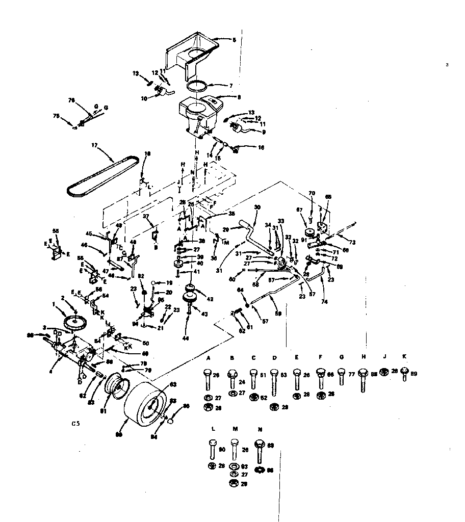 Craftsman 917255820 drive diagram