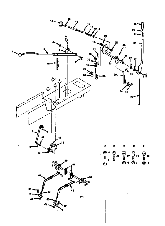 Craftsman 917255820 lift adjustment diagram