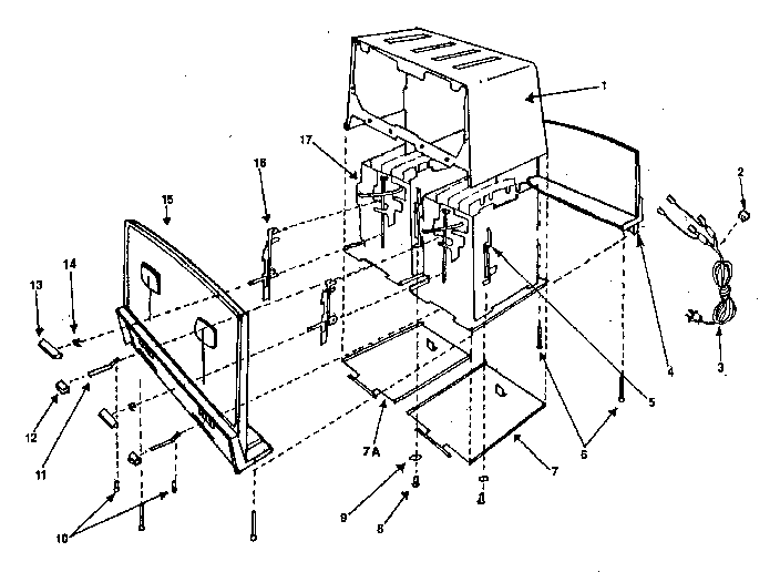 Proctor Silex T009N replacement parts diagram