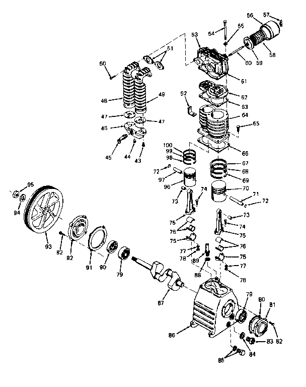 Craftsman 919175250 compressor pump diagram diagram