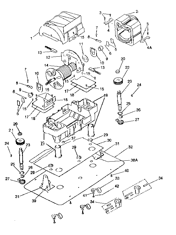 Kenmore 6808837180 internal machine parts diagram