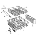 Kenmore 5871406081 rack details diagram
