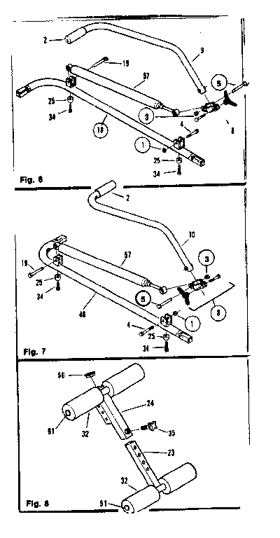 Lifestyler 266286840 handlebar assembly diagram