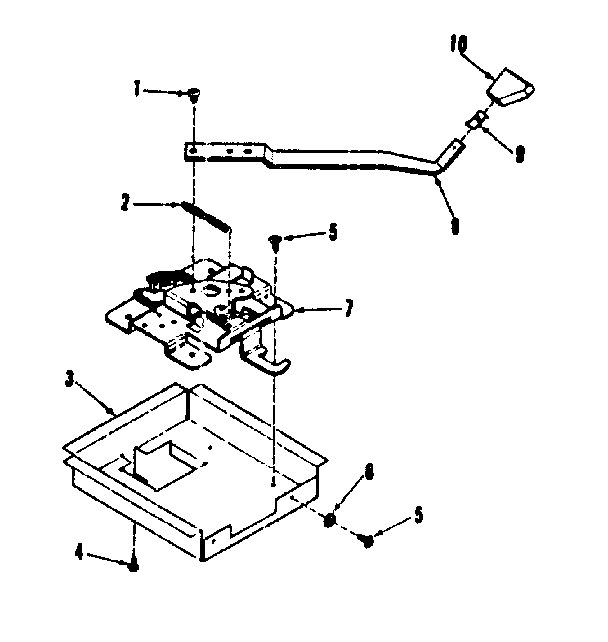 Kenmore 9114698691 door lock section diagram
