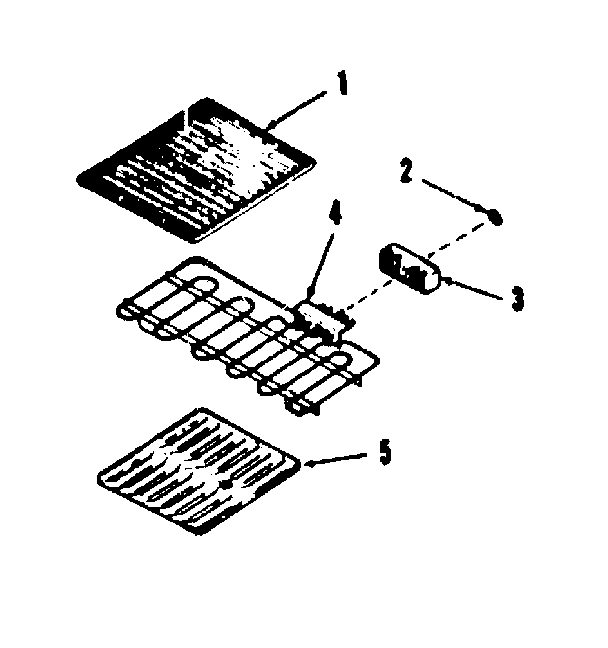 Kenmore 9114698691 optional electric grill module kit 4998640 diagram