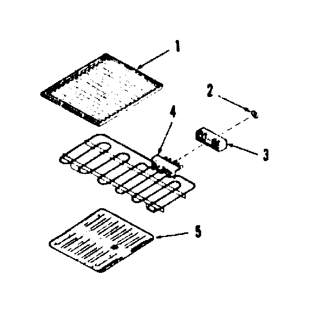 Kenmore 9114698680 optional electric grill module kit 4998640 diagram