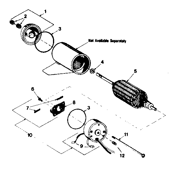 Craftsman 217592564 electric motor assembly diagram