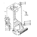 Kenmore 1068572861 cabinet parts diagram