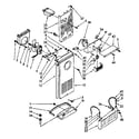 Kenmore 1068572861 air flow parts diagram