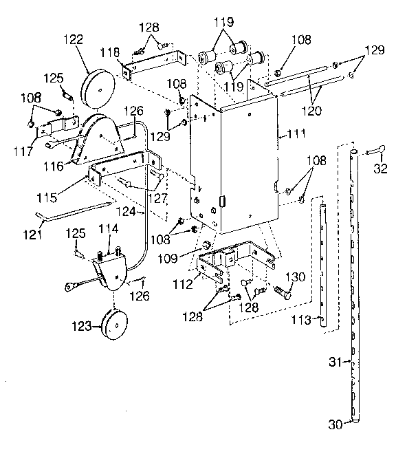 DP 15-4500 carriage assembly diagram