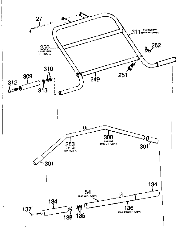 DP 15-4500 crossbar assembly diagram