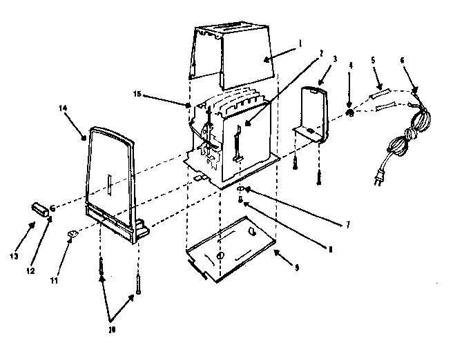 Proctor Silex T243B replacement parts diagram