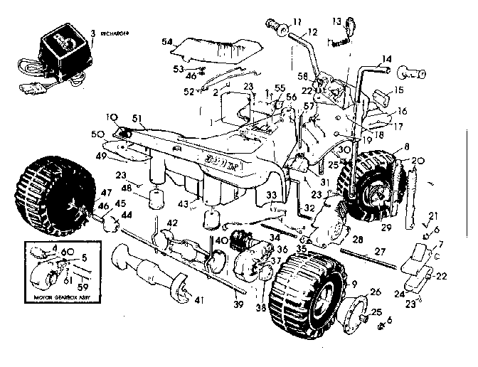 Power Wheels 0125 6 volt diagram