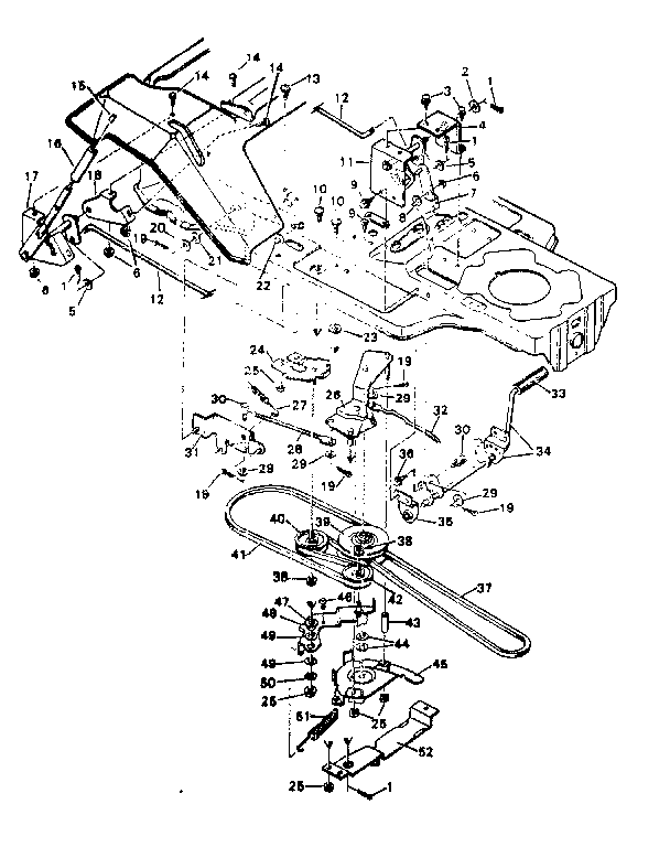 Craftsman 502254260 front drive half diagram